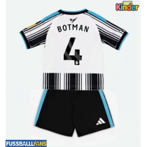 Newcastle United Sven Botman #4 Heimtrikotsatz Kinder 2026-27 Kurzarm (+ Kurze Hosen)
